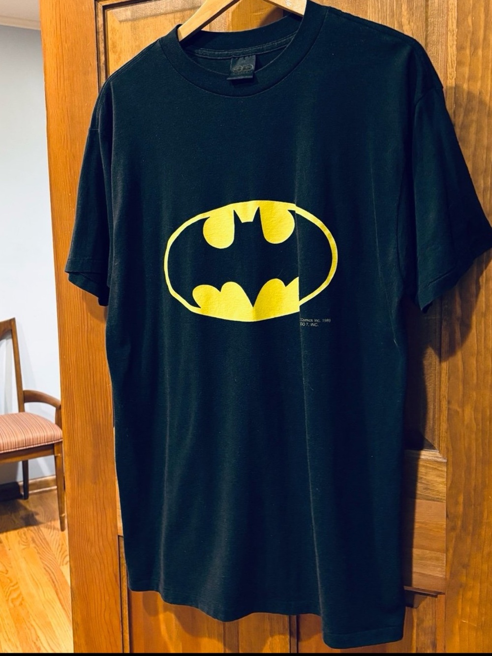 Vintage 1989 3D EMBLEM Single Stitch Batman T-Shirt